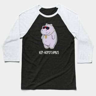 Hip-Hop-Potamus Cute Hippo Pun Baseball T-Shirt